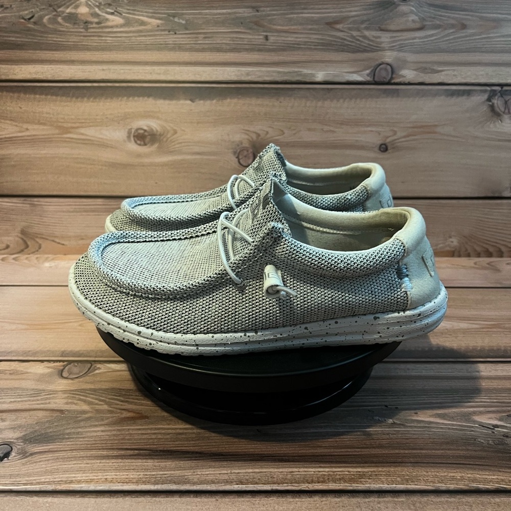 Hey Dude Moccasins in Soft Gray - Picture 1 of 7